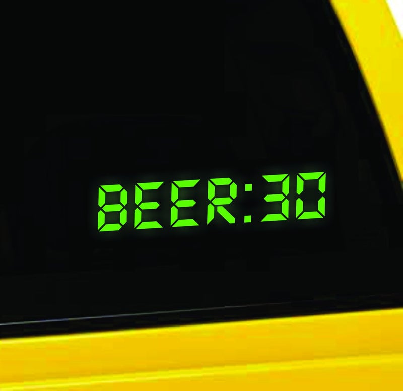 Coolie Junction Beer 30 Funny Vinyl Sticker 5 Inch - Image 1